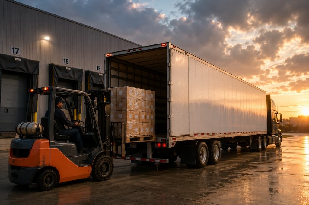 Dry van trucking